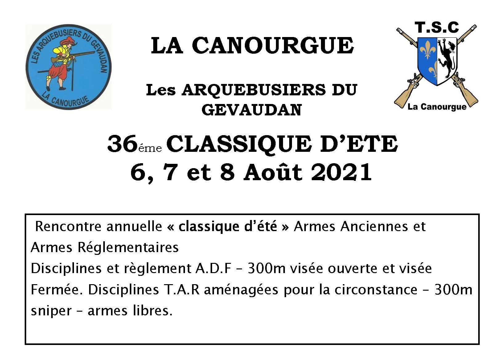 36ème Classiques d'été 2021 à La Canourgue (48)